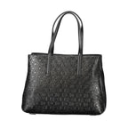 Calvin Klein Schwarze Polyester-Handtasche