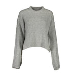 Grauer Wollpullover von Calvin Klein
