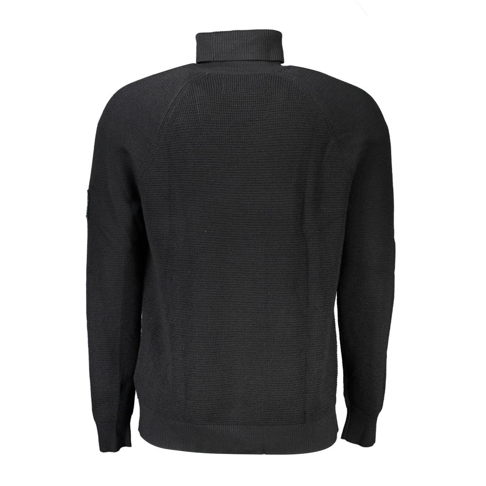 Schwarzer Wollpullover von Calvin Klein