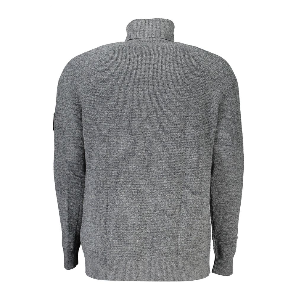 Grauer Wollpullover von Calvin Klein