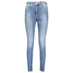 Calvin Klein Blue Cotton Women Jeans