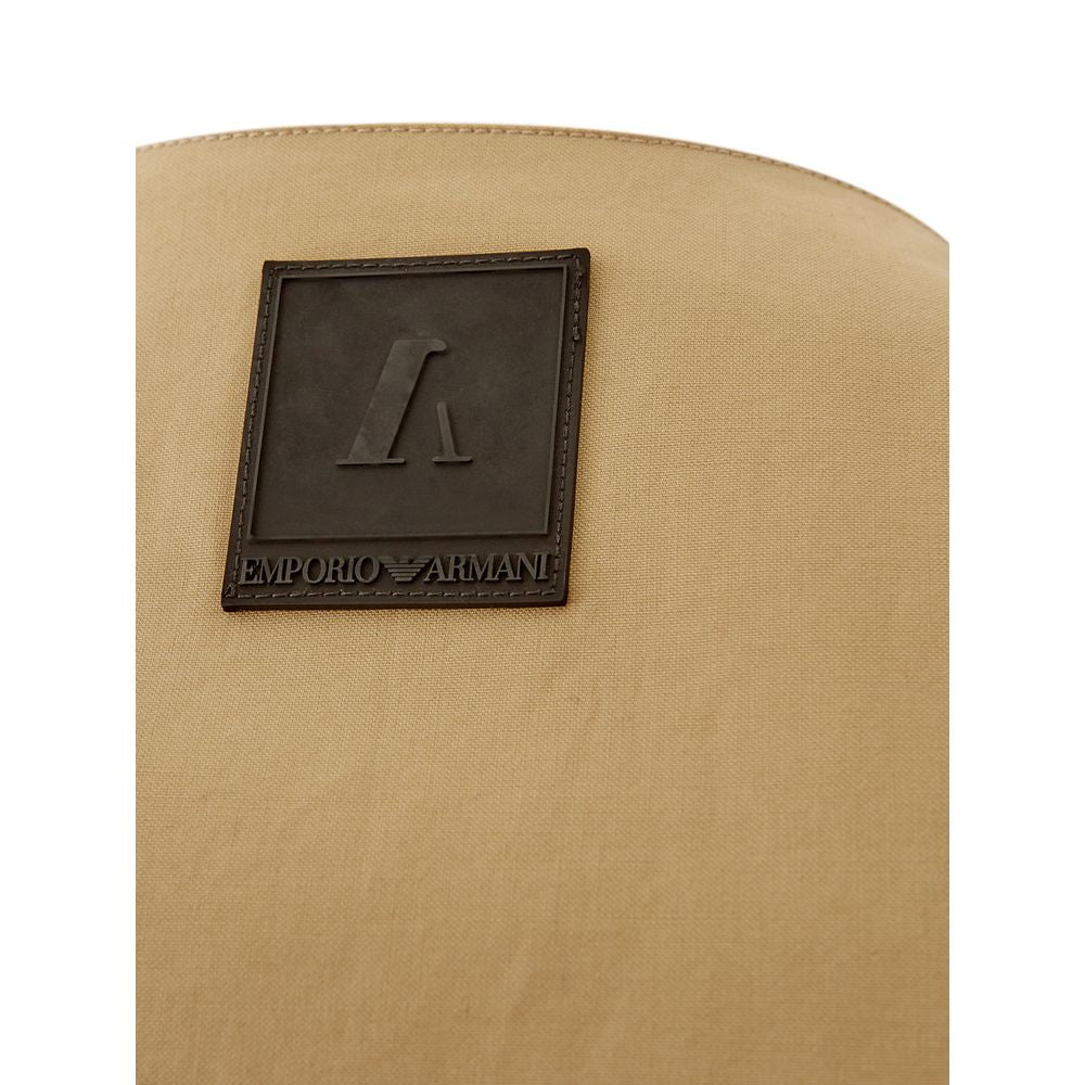 Emporio Armani brauner Baumwollpullover