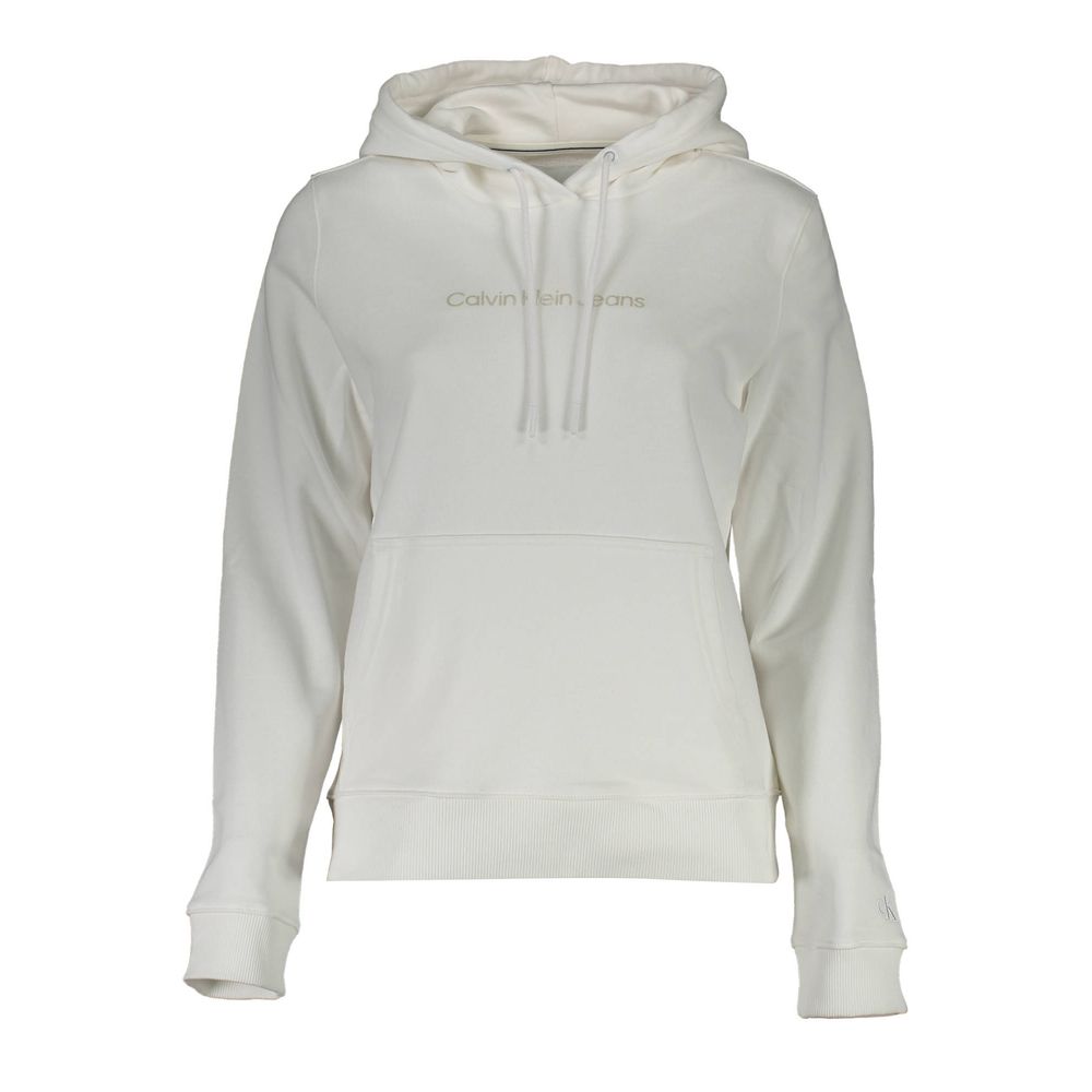 Weißer Baumwollpullover von Calvin Klein für Damen