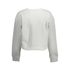 Calvin Klein grauer Baumwollpullover für Damen