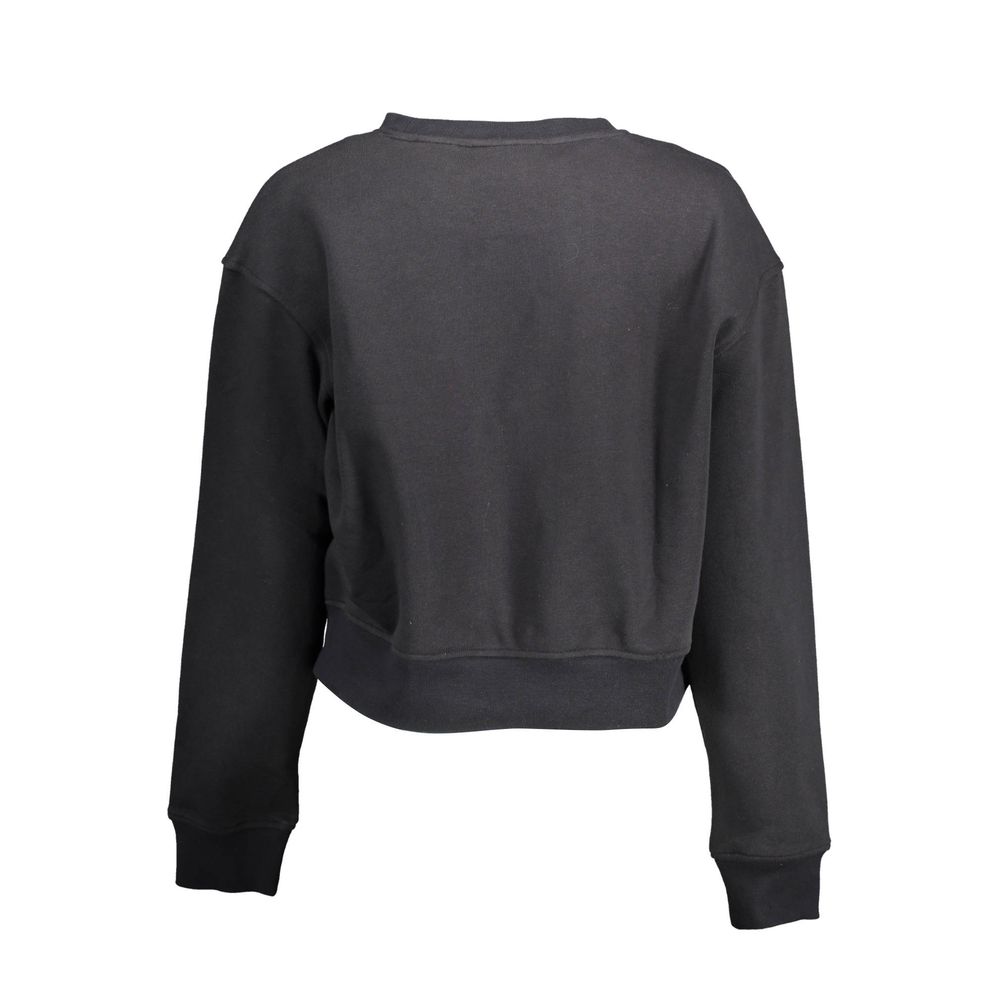 Schwarzer Baumwollpullover von Calvin Klein für Damen