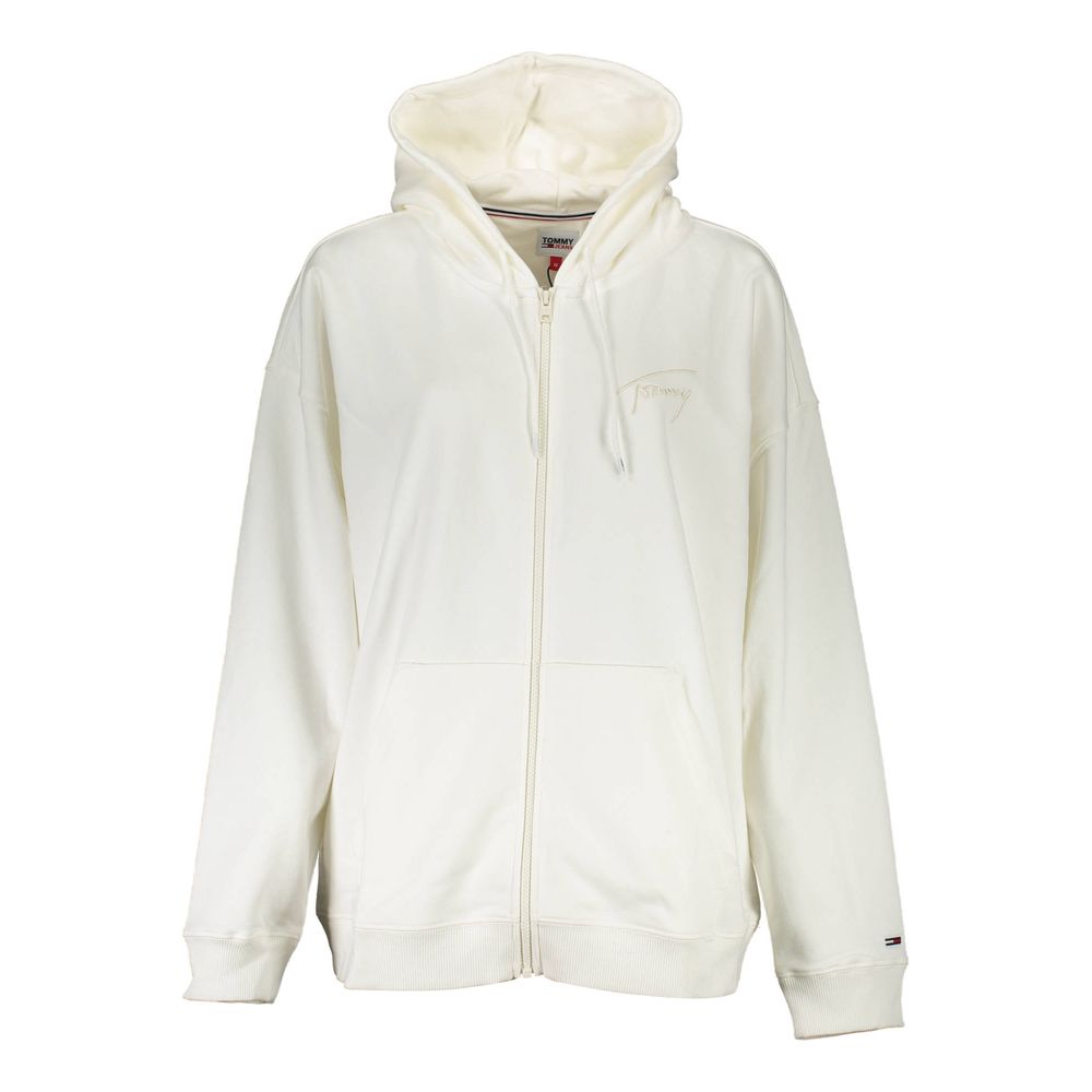 Tommy Hilfiger Damen-Hoodie aus weißer Baumwolle