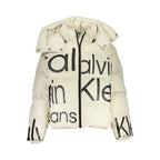 Calvin Klein Beige Polyester Jackets & Coat