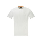 Hugo Boss White Cotton Men T-Shirt