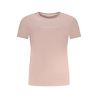 Guess Jeans Pink Cotton T-Shirt