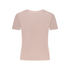 Guess Jeans Pink Cotton T-Shirt