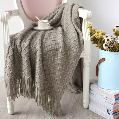 Nordic Knitted Blanket