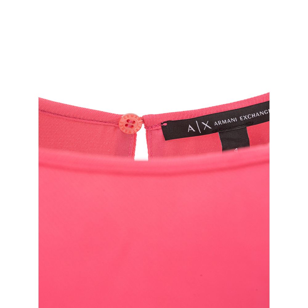 Armani Exchange Fuchsia Viscose Short