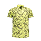 Polo de algodão amarelo Gant