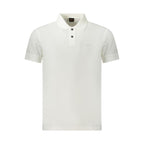 Hugo Boss White Cotton Polo Shirt