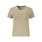 Guess Jeans Beige Cotton Women T-Shirt