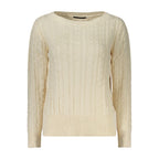 Guess Jeans White Cotton Sweater