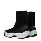Kenzo Black Leather Ankle Boots
