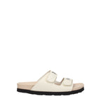 Palm Angels Beige Leder-Sandalen