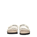Palm Angels Beige Leder-Sandalen