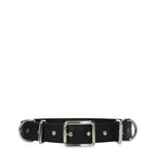Moschino Black Leather Belt