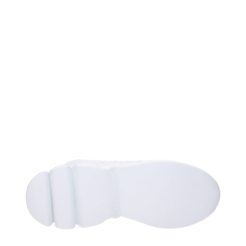 Ténis Burberry de couro branco