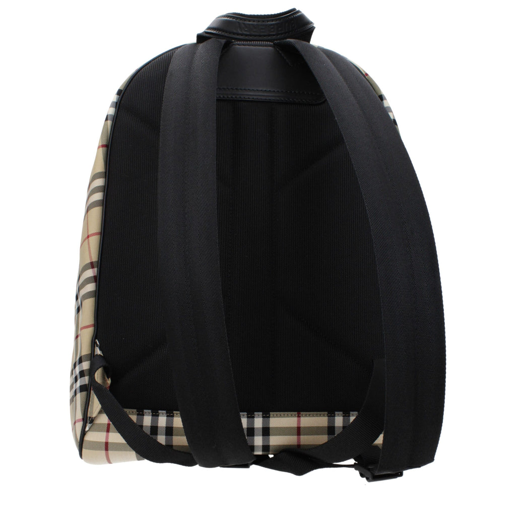 Burberry Rucksack aus beigefarbenem Stoff