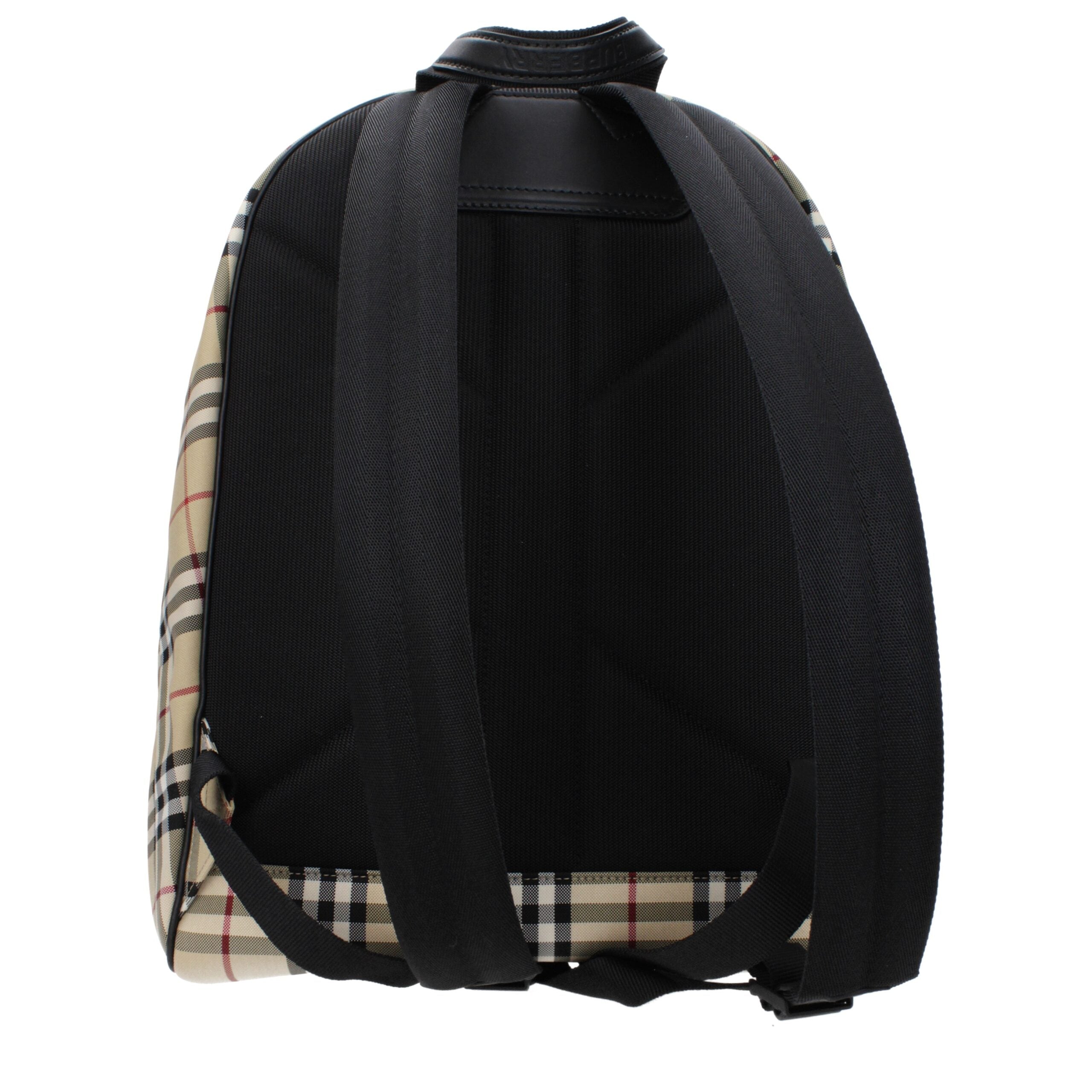 Burberry Rucksack aus beigefarbenem Stoff