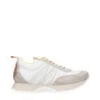 Moncler Beige Stoff-Sneaker, niedriges Oberteil