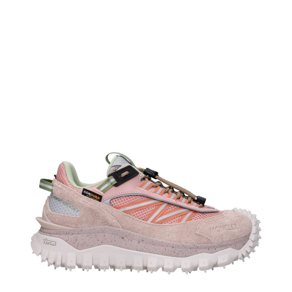 Moncler Sportschuhe aus rosa Leder