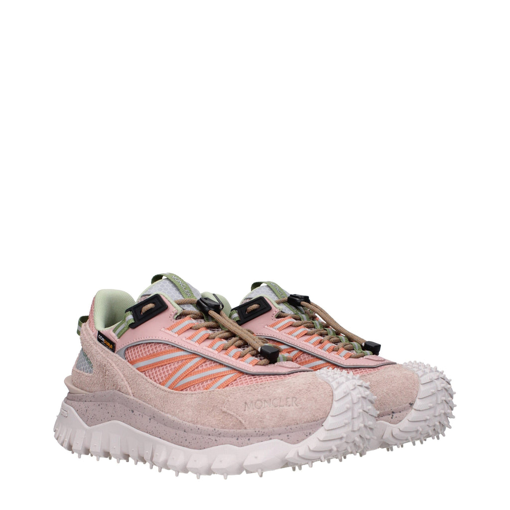 Moncler Sportschuhe aus rosa Leder