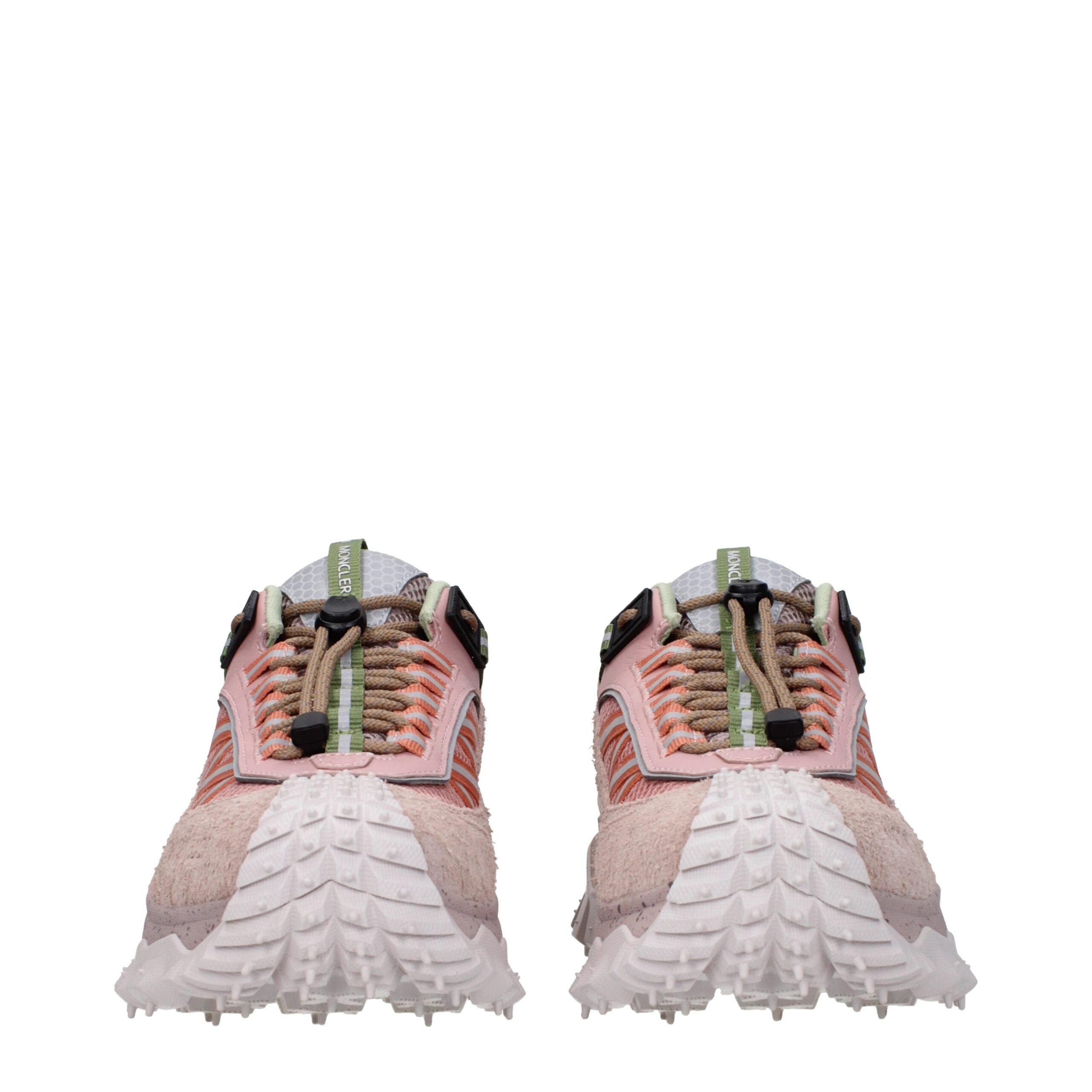 Moncler Sportschuhe aus rosa Leder
