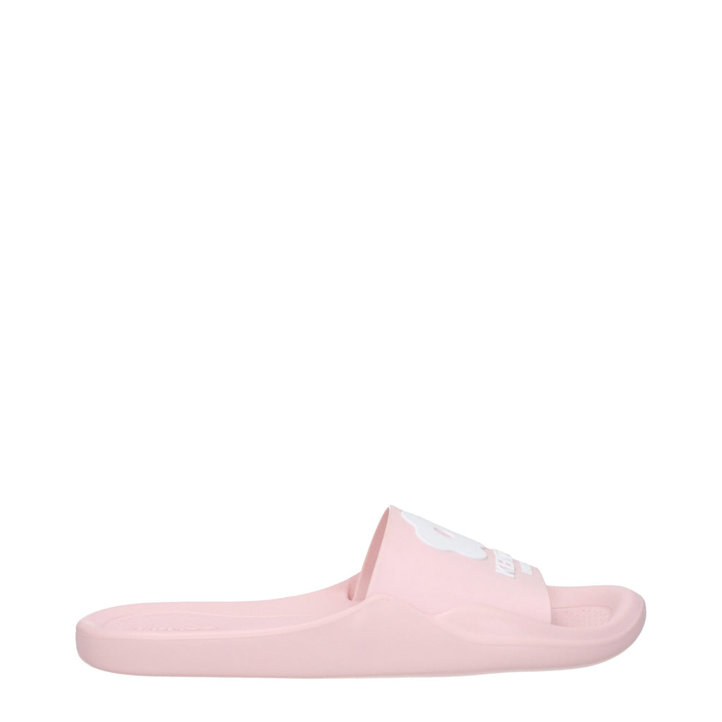 Kenzo Pink Cotton Slippers Sandals
