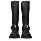 Burberry Black Leather Boots