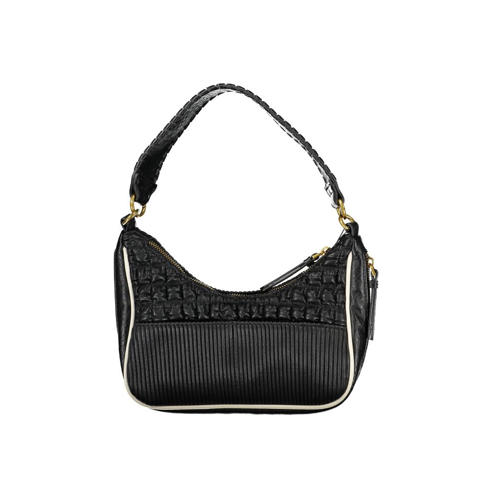 Desigual Schwarze Polyethylen-Handtasche