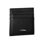La Martina Black Leather Wallet