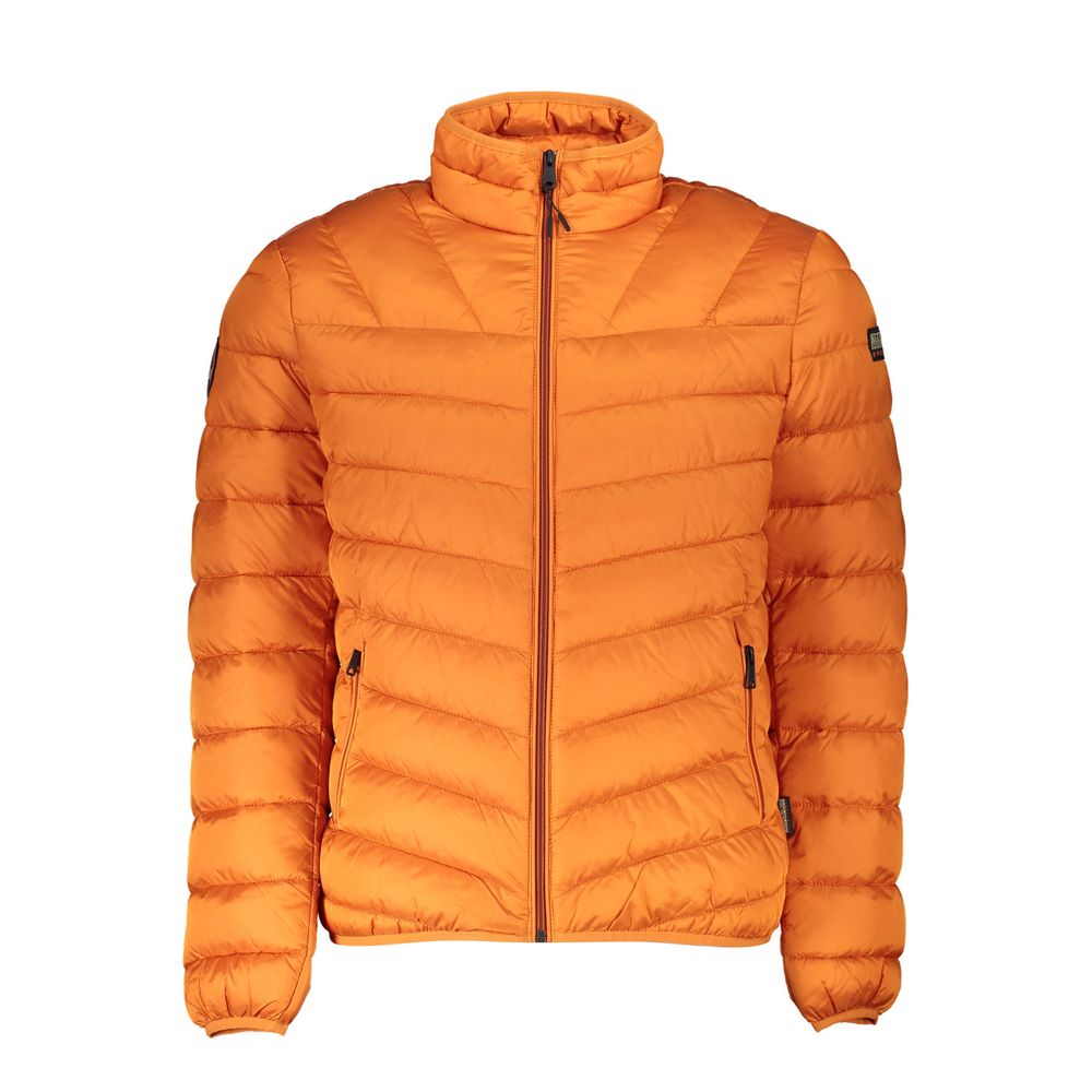 Napapijri Orange Polyamide Jackets & Coat