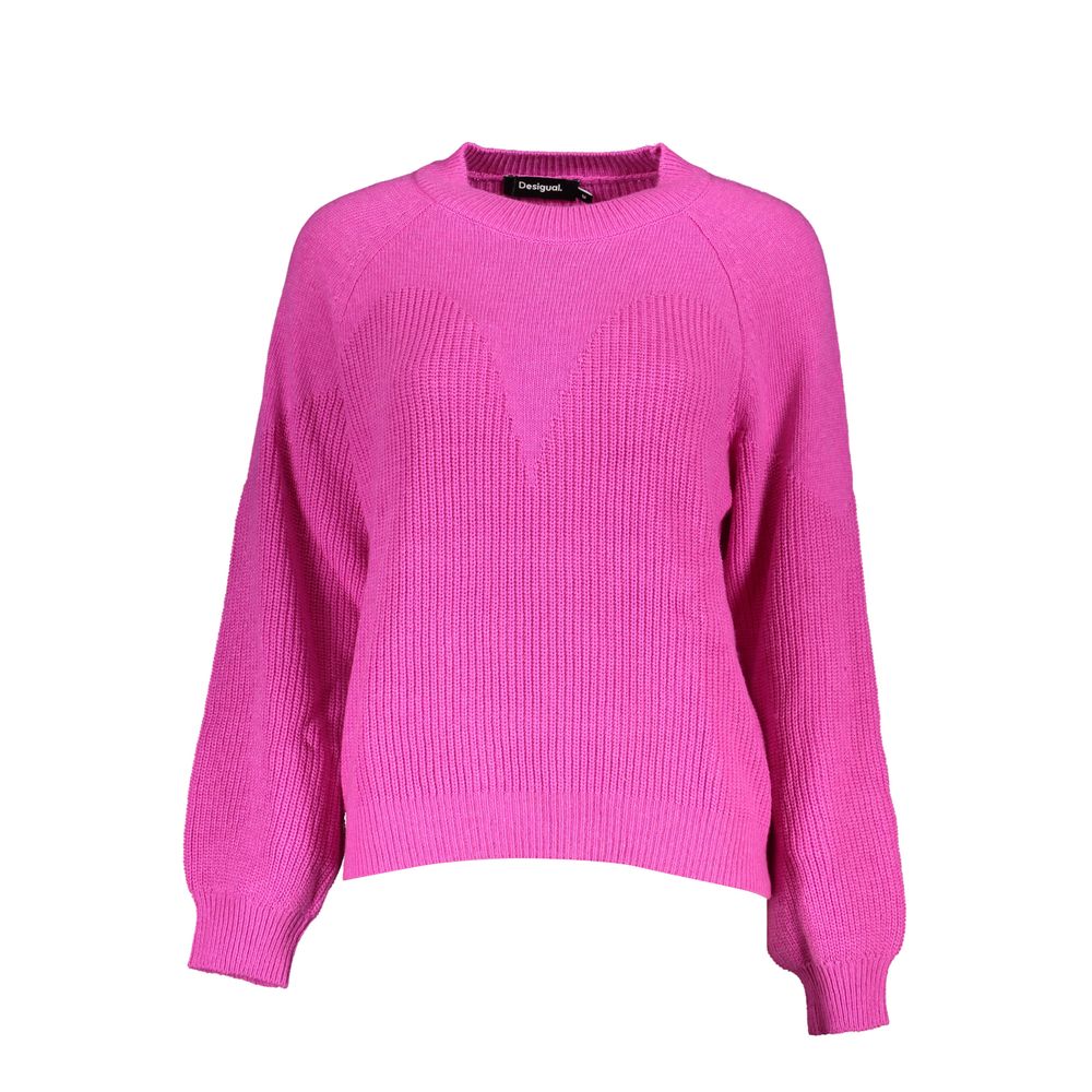 Desigual Pink Stoffpullover