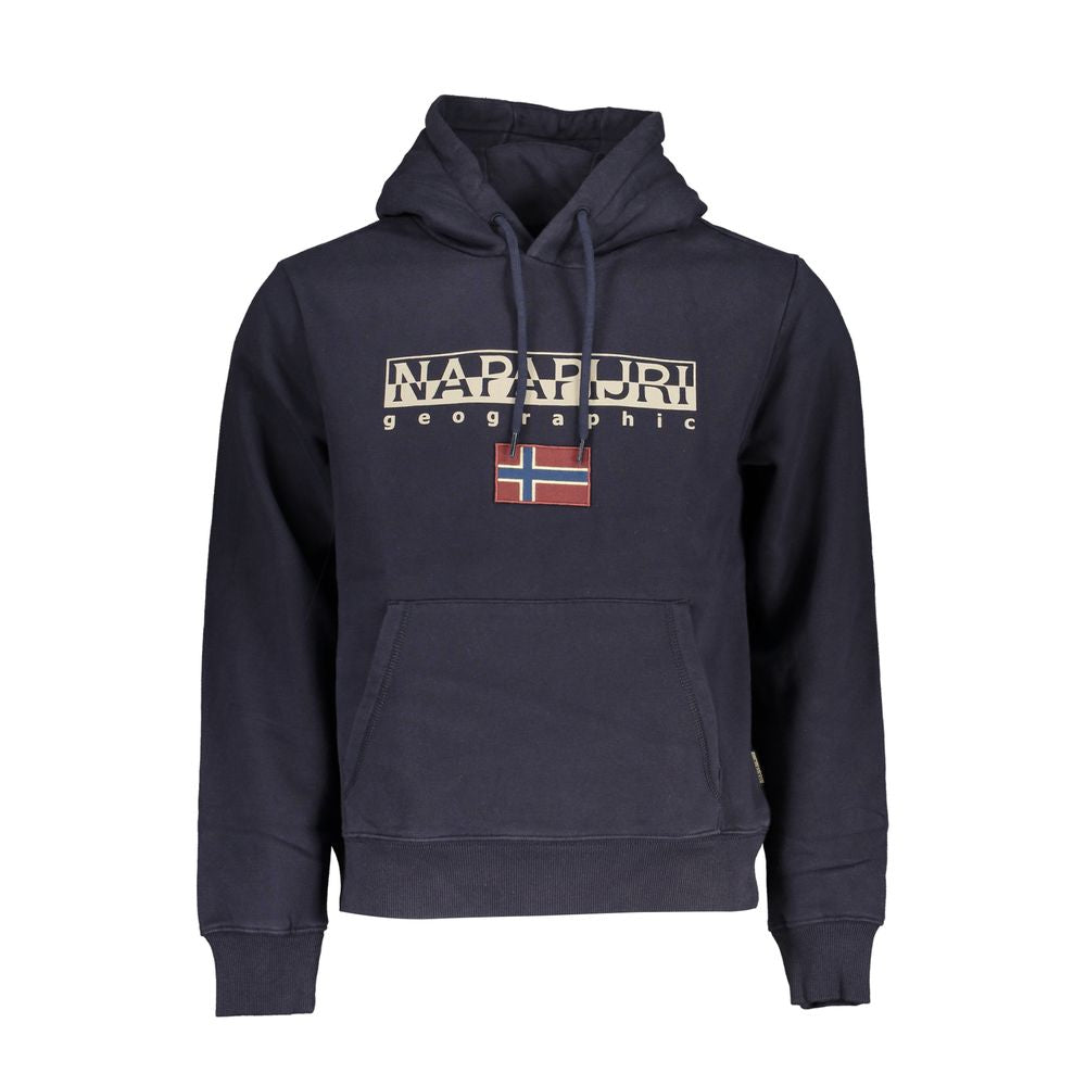 Napapijri Herrenpullover aus blauer Baumwolle