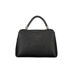 Guess Jeans Schwarze Polyethylen-Handtasche