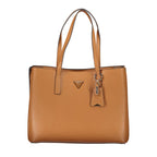 Bolsa Guess Jeans castanha em polietileno