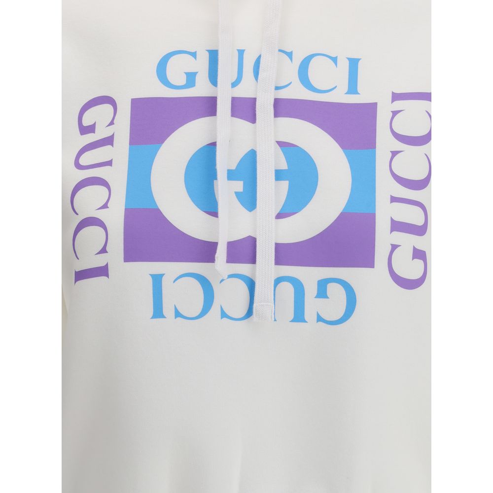 Weißes Baumwoll-Sweatshirt von Gucci