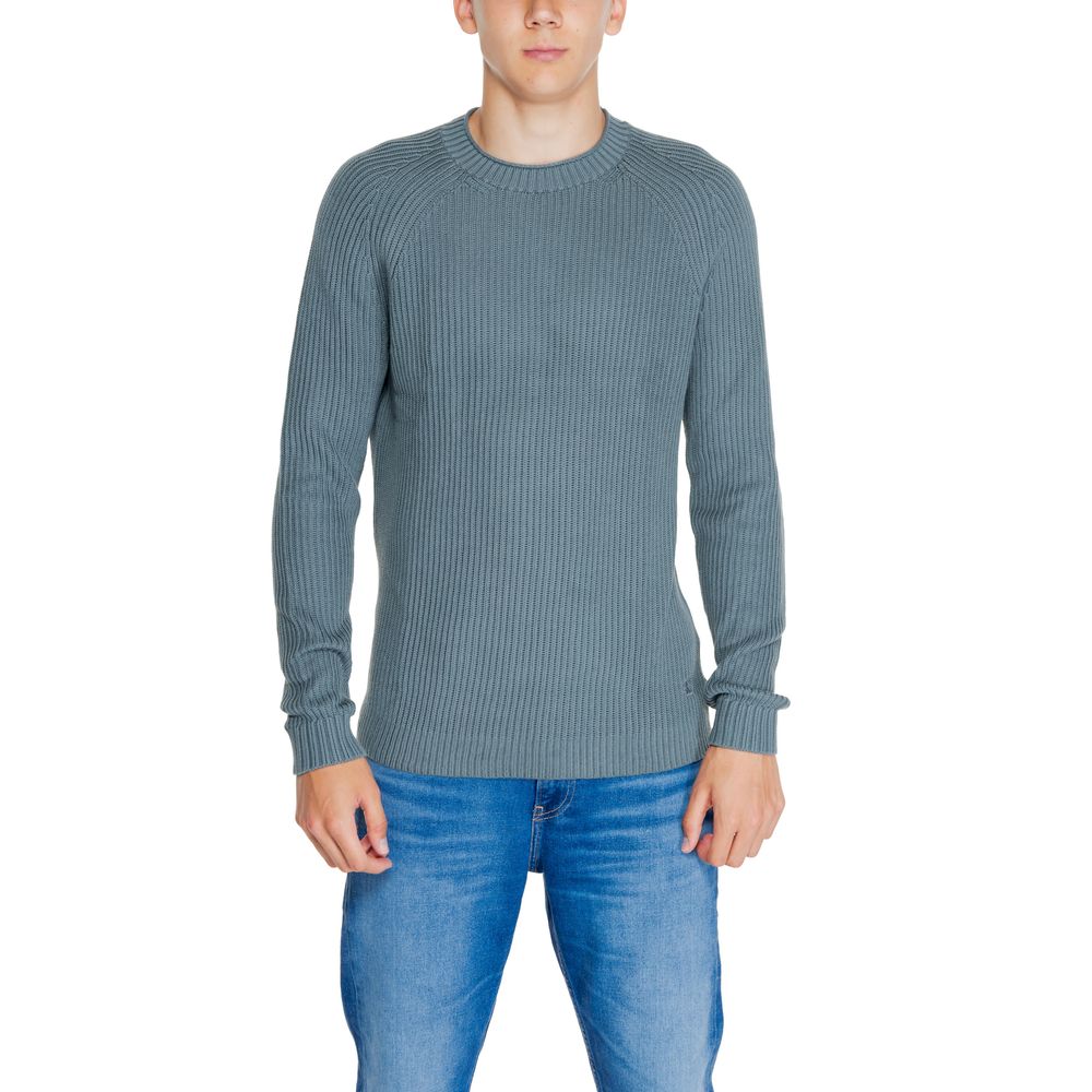 Calvin Klein Jeans grüner Pullover aus Bio-Baumwolle