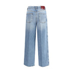 Gucci Light Blue Cotton Jeans Denim