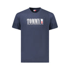 Tommy Hilfiger Blue Cotton Men T-Shirt