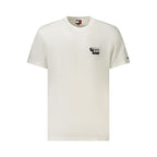 Tommy Hilfiger White Cotton Men T-Shirt