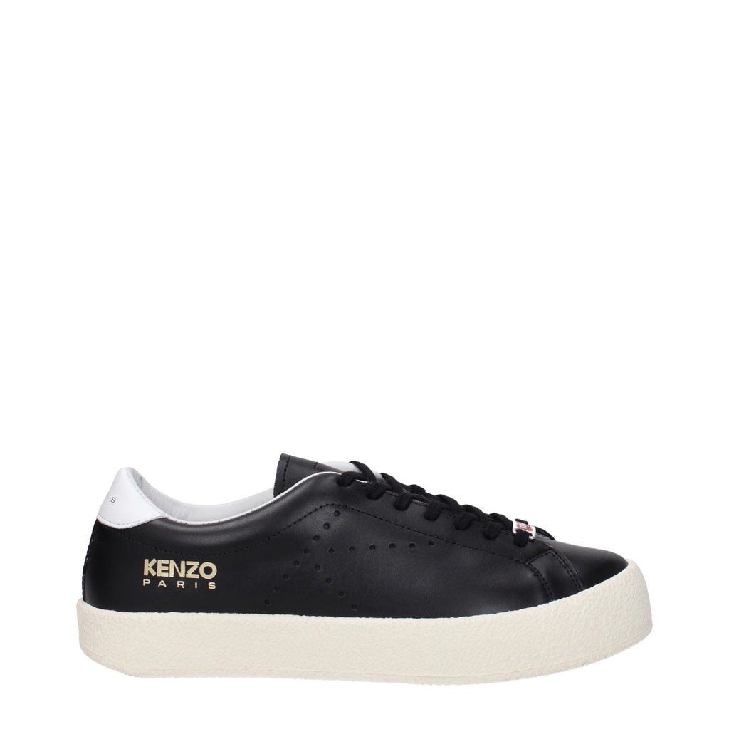 Kenzo Sneaker aus schwarzem Leder
