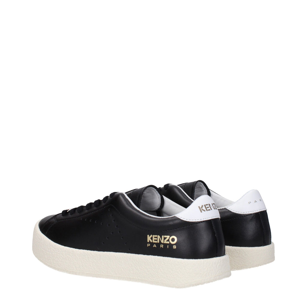 Kenzo Sneaker aus schwarzem Leder