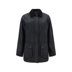 Barbour Black Cotton Coat