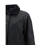 Barbour Black Cotton Coat