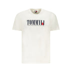 Tommy Hilfiger White Cotton Men T-Shirt